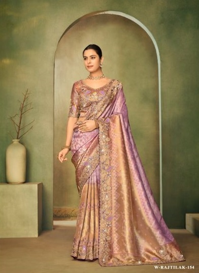 Rajtilak By Rajguru Viscose Embroidery Saree 